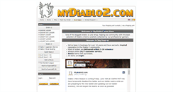 Desktop Screenshot of mydiablo2.com